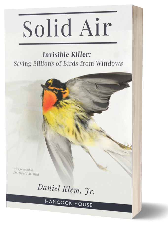Solid Air. Invisible Killer: Saving Billions of Birds from Windows by Daniel Klem Jr in print reading format.